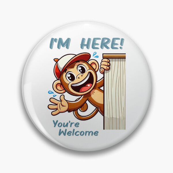 Artikelvorschau, Eclectic Monkey, ich bin hier! entworfen und verkauft von Eclectic Monkey.