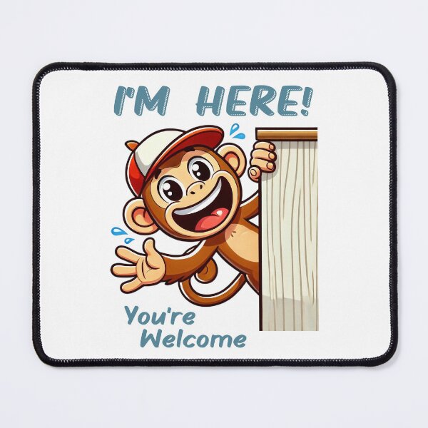 Artikelvorschau, Eclectic Monkey, ich bin hier! entworfen und verkauft von Eclectic Monkey.