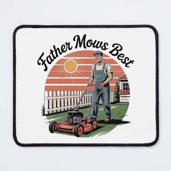 Item preview, Father Mows Best! Vintage Sunset Mow Pun designed and sold by Peter Stawicki.