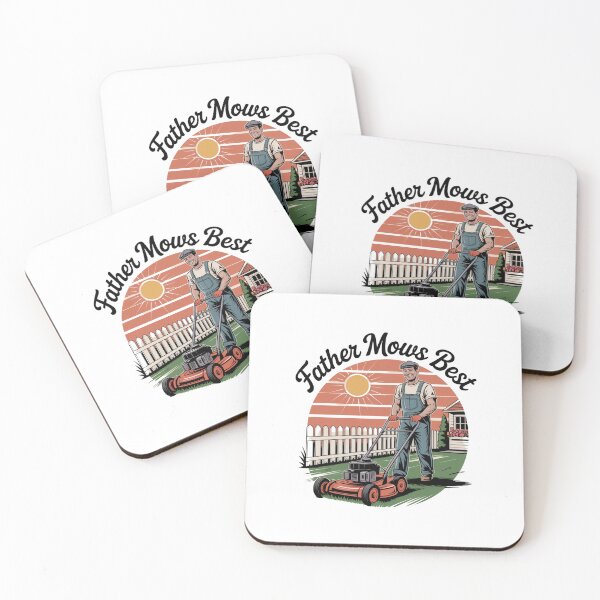 Item preview, Father Mows Best! Vintage Sunset Mow Pun designed and sold by Peter Stawicki.