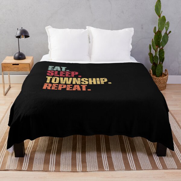 Item preview, Eat sleep Township repeat designed and sold by belladesign7.
