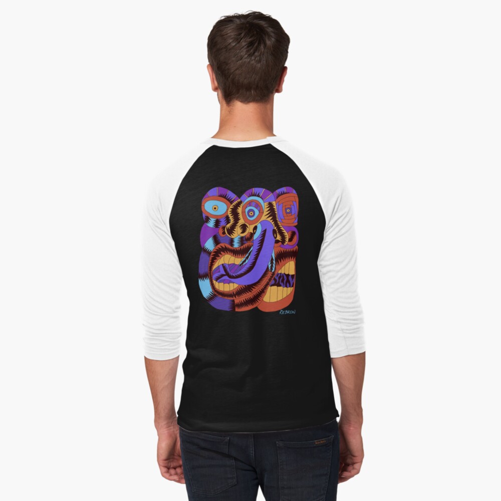 Item preview, Baseball ¾ Sleeve T-Shirt designed and sold by RebKonDesign.