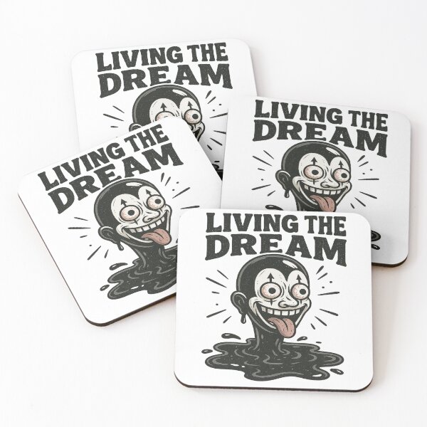 Item preview, Living the Dream – Nightmare with a Grin designed and sold by Kunst-Shirt.