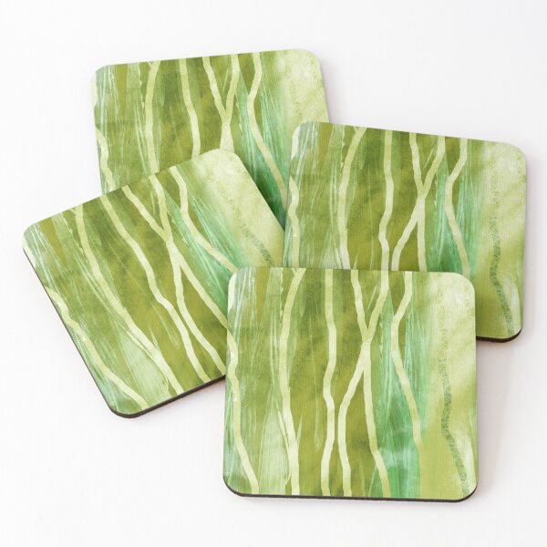 Item preview, Green Lines Seaweed Abstract II designed and sold by Irina Sztukowski.