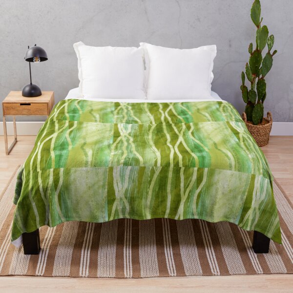 Item preview, Green Lines Seaweed Abstract II designed and sold by Irina Sztukowski.