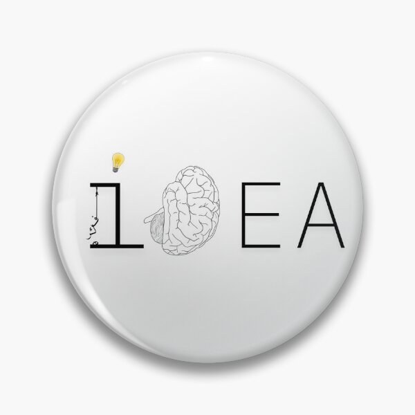 Item preview, Creative Mind - Brain and Lightbulb "IDEA" Concept Art designed and sold by MaverickMarks.
