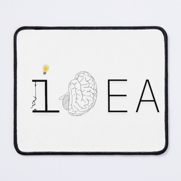 Item preview, Creative Mind - Brain and Lightbulb "IDEA" Concept Art designed and sold by MaverickMarks.