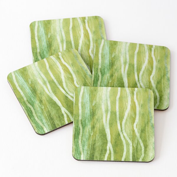 Item preview, Green Lines Seaweed Abstract III designed and sold by Irina Sztukowski.