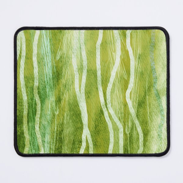 Item preview, Green Lines Seaweed Abstract III designed and sold by Irina Sztukowski.