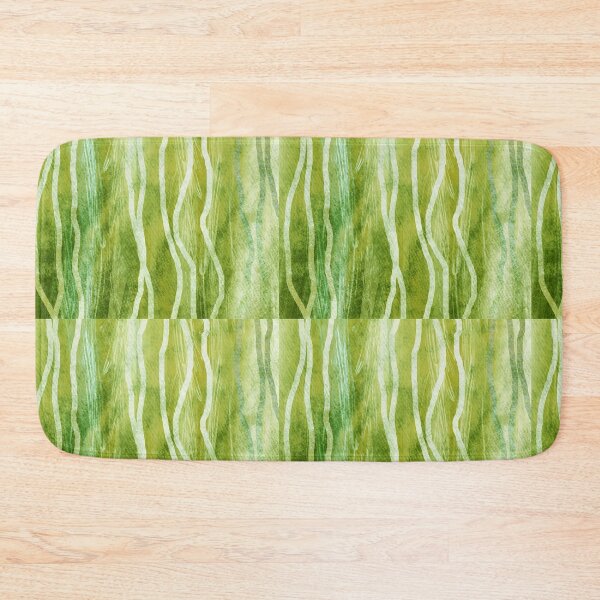 Item preview, Green Lines Seaweed Abstract III designed and sold by Irina Sztukowski.