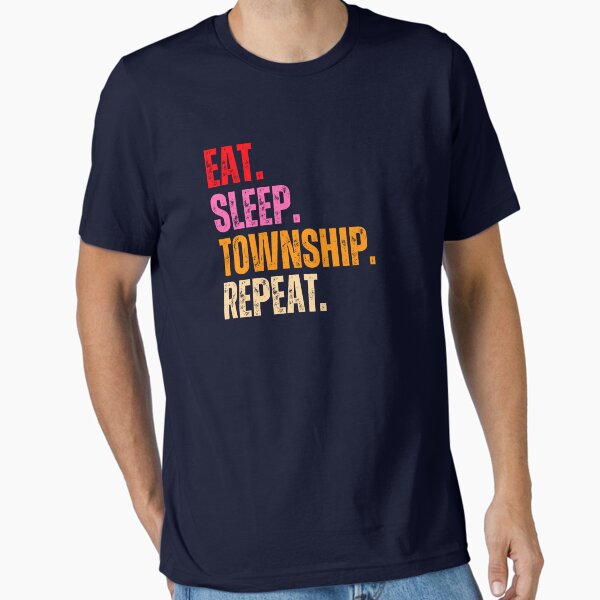 Item preview, Eat sleep Township repeat designed and sold by belladesign7.