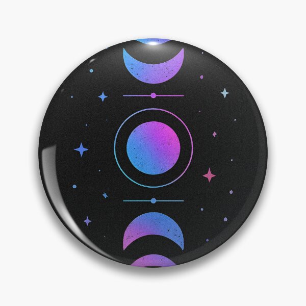 Item preview, Holographic Celestial Moon Phases | Iridescent Lunar Design in Cosmic Colors designed and sold by BlendArts.