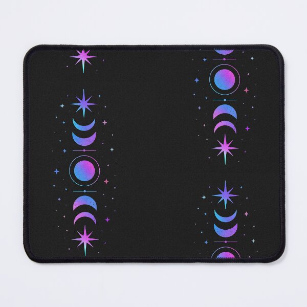 Item preview, Holographic Celestial Moon Phases | Iridescent Lunar Design in Cosmic Colors designed and sold by BlendArts.