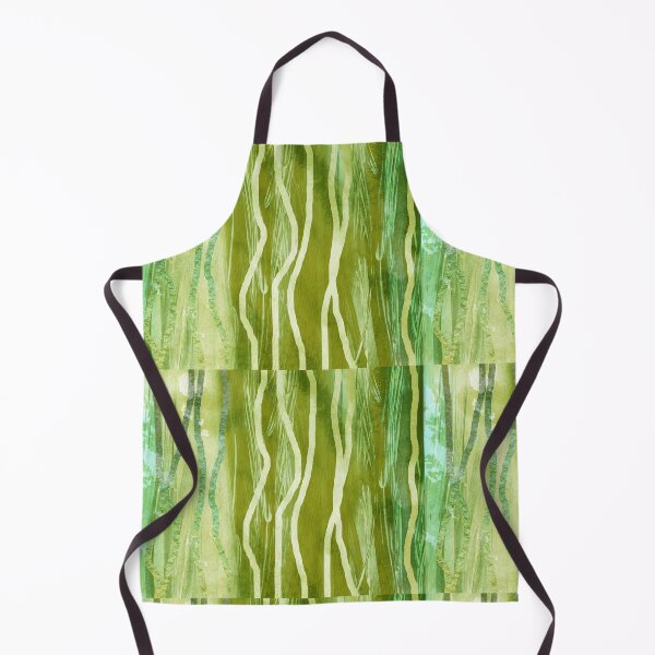 Item preview, Green Lines Seaweed Abstract IV designed and sold by Irina Sztukowski.