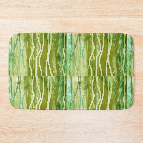 Item preview, Green Lines Seaweed Abstract IV designed and sold by Irina Sztukowski.