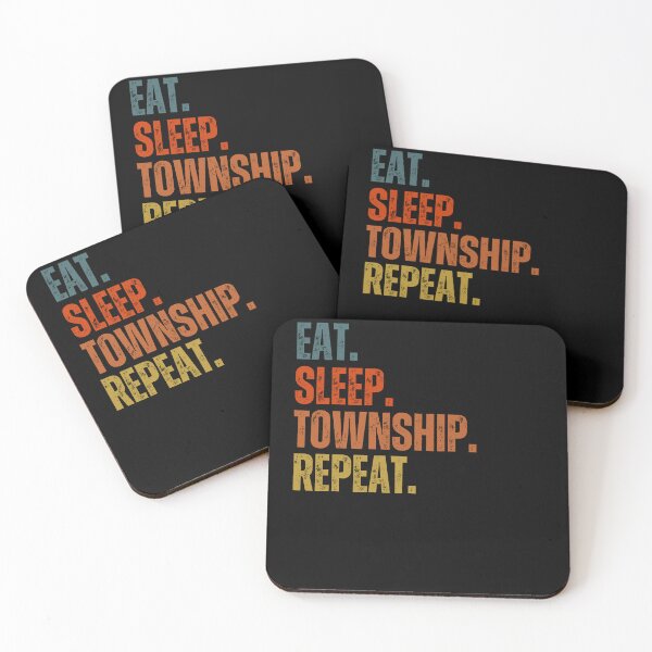 Item preview, Eat sleep Township repeat designed and sold by belladesign7.