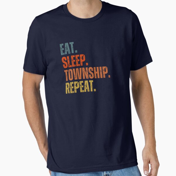 Item preview, Eat sleep Township repeat designed and sold by belladesign7.