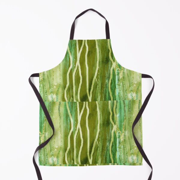 Item preview, Green Lines Seaweed Abstract V designed and sold by Irina Sztukowski.