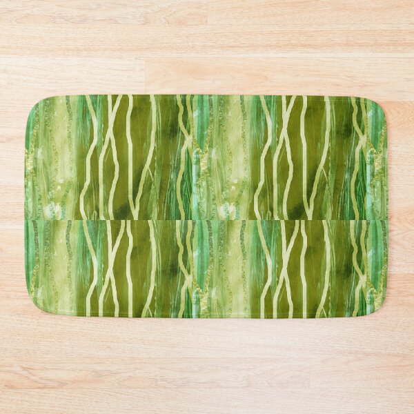 Item preview, Green Lines Seaweed Abstract V designed and sold by Irina Sztukowski.