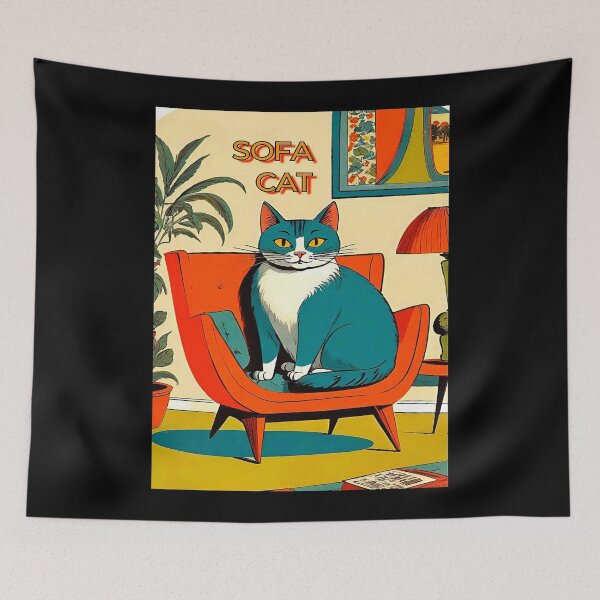Item preview, Old Style SOFA CAT. designed and sold by Giulivo Store Graphic.