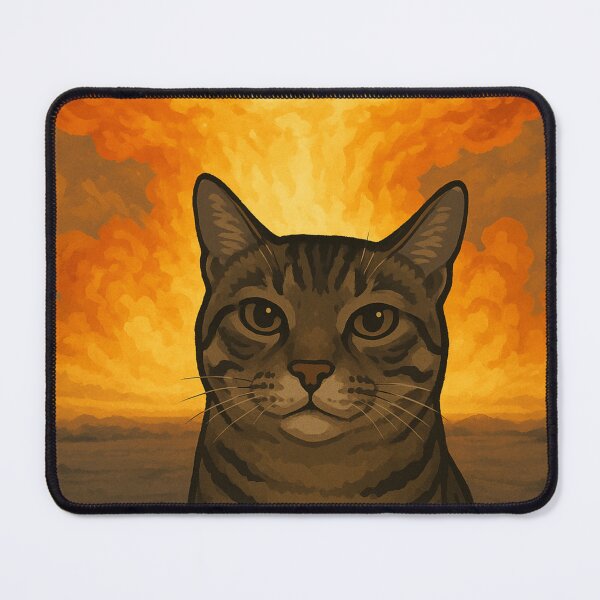 Item preview, Cat Fiery Explosion designed and sold by TeeHatch.