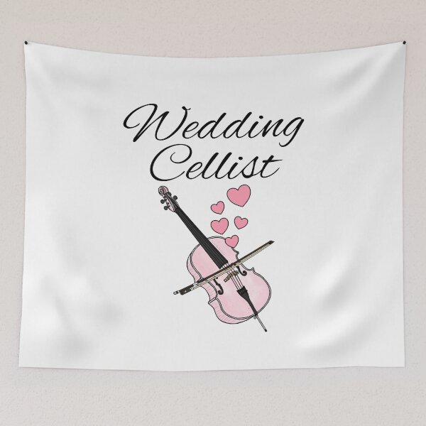 Item preview, Wedding Cellist, Cello Player String Musician designed and sold by doodlerob.