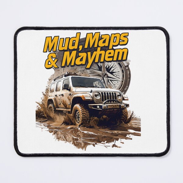Item preview, Dynamic Overlanding 4x4 Mudding | Mud, Maps & Mayhem | Off-Road Adventure Enthusiast designed and sold by Askews-Printing.