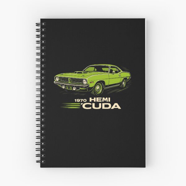 Item preview, 1970 HEMI Cuda Green Muscle Car Power Tribute designed and sold by TheArtOfCar.