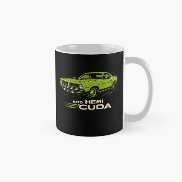 Item preview, 1970 HEMI Cuda Green Muscle Car Power Tribute designed and sold by TheArtOfCar.