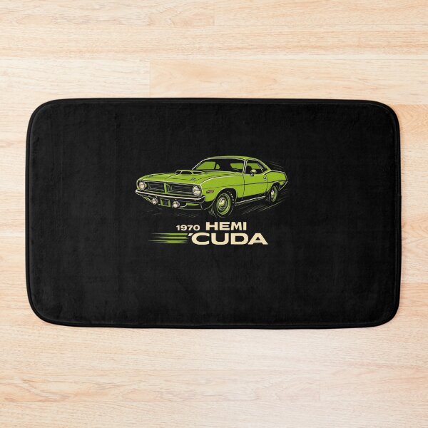 Item preview, 1970 HEMI Cuda Green Muscle Car Power Tribute designed and sold by TheArtOfCar.