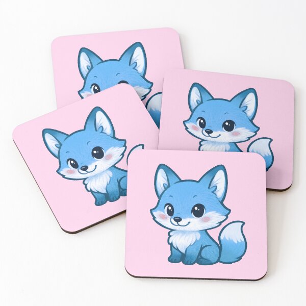Item preview, Cute Blue Fox  designed and sold by FarieArt.