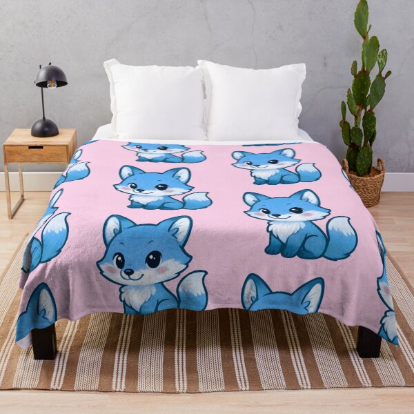 Item preview, Cute Blue Fox designed and sold by FarieArt.