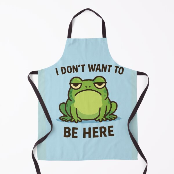 Item preview, Grumpy Frog – I Don’t Want To Be Here designed and sold by A Sinister Sly.