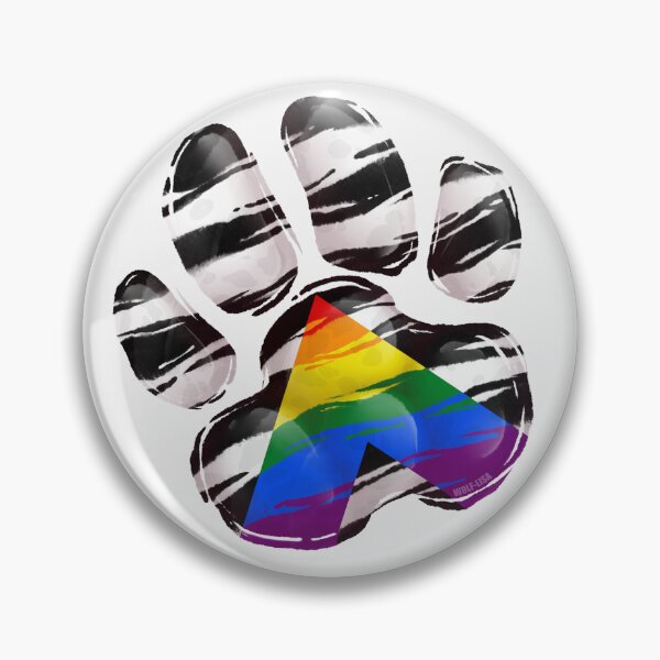 Item preview, Straight Ally wolf paw designed and sold by Wolf-Lisa.