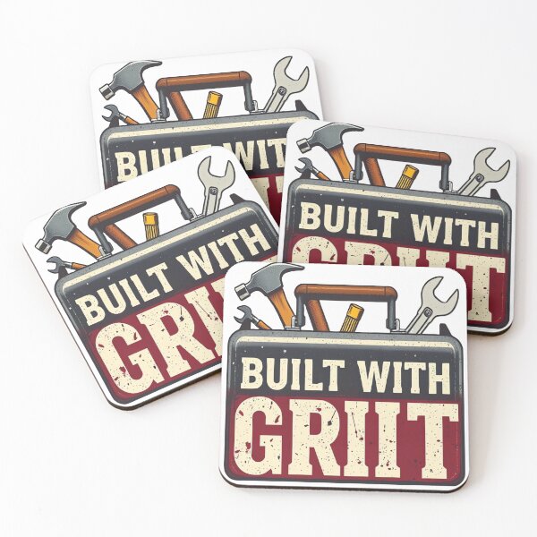 Item preview, Built with Grit – Vintage Toolbox Labor Day Design for Workers designed and sold by ARTReMi.