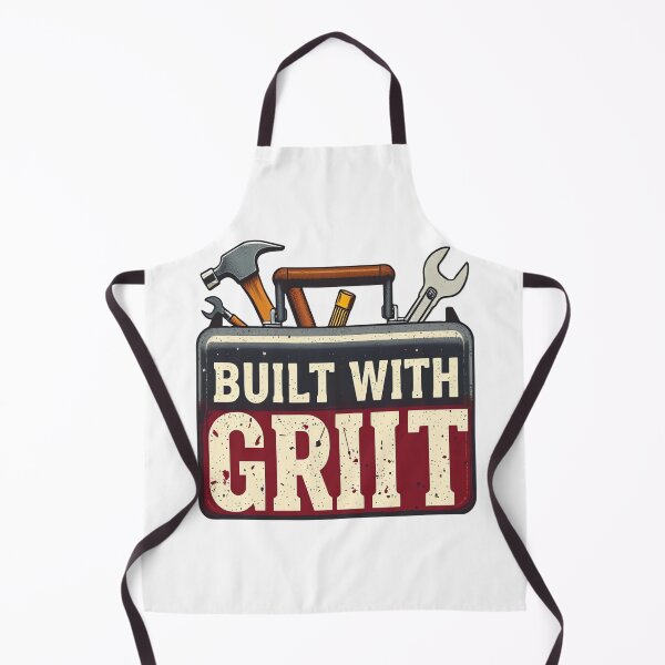 Item preview, Built with Grit – Vintage Toolbox Labor Day Design for Workers designed and sold by ARTReMi.