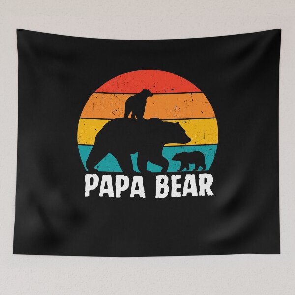 Item preview, Retro Papa Bear Face Sunglasses Papa Bear Lover Father's Day designed and sold by smartrocket.