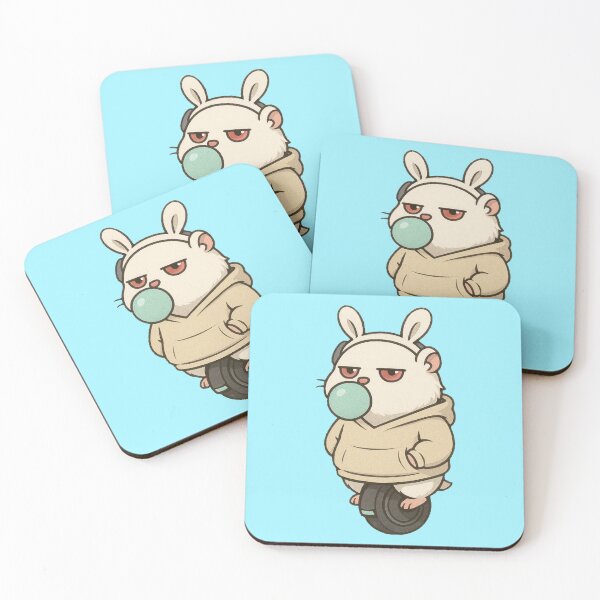 Item preview, Mint - The cool albino hamster designed and sold by THE MEOWFIA.