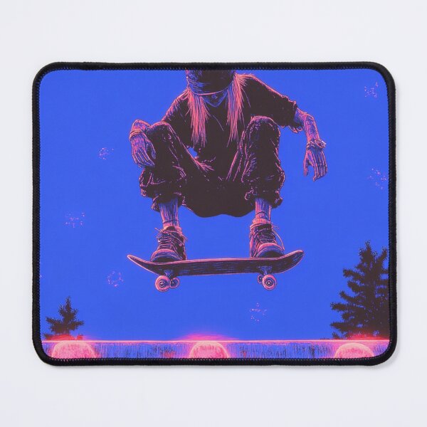 Item preview, Anime Elf in the air on a Skateboard designed and sold by V-Fantasy.