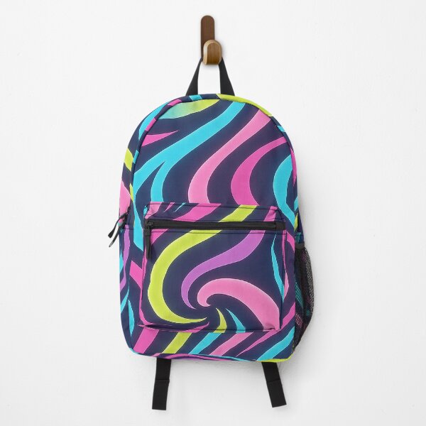 Item preview, Psychedelic Swirl Wave Pattern in Neon Colors designed and sold by weirdfishes123.