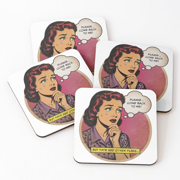 Item preview, Please Come Back To Me (retro comic book art) designed and sold by BLVDdesign.