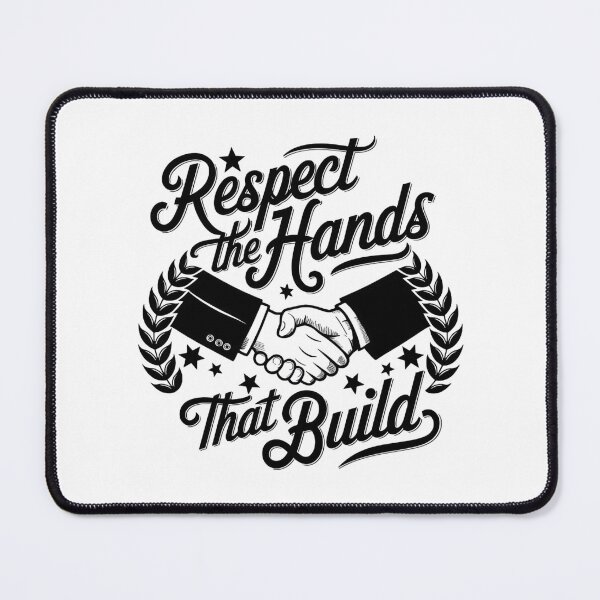 Item preview, Respect the Hands That Build – Vintage Tattoo Style Labor Day Art designed and sold by ARTReMi.