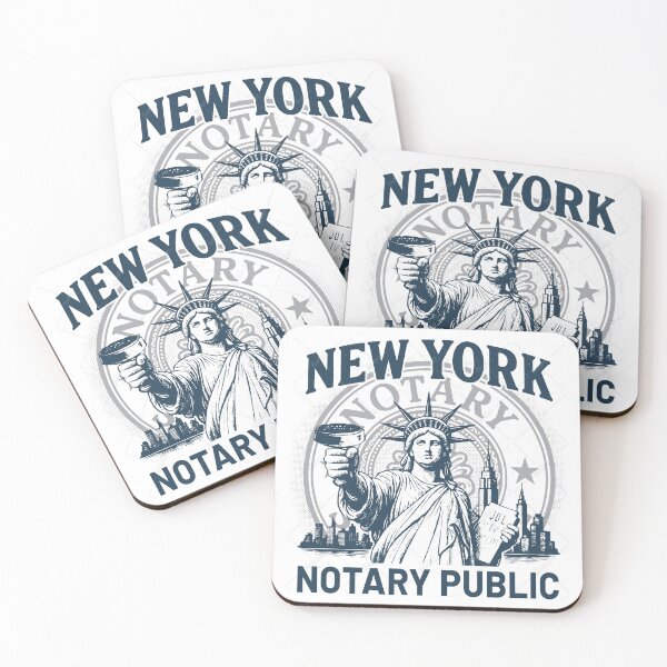 Item preview, New York Notary Public - Liberty Seal Emblem designed and sold by NotaryLife.