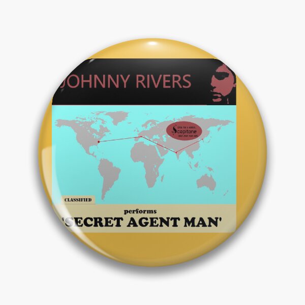 Item preview, Johnny Rivers sings "Secret Agent Man" designed and sold by THLimb.