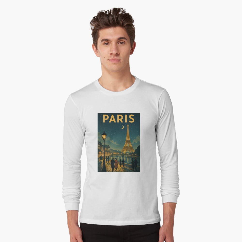Item preview, T-shirt manches longues designed and sold by MonoChromeMe.