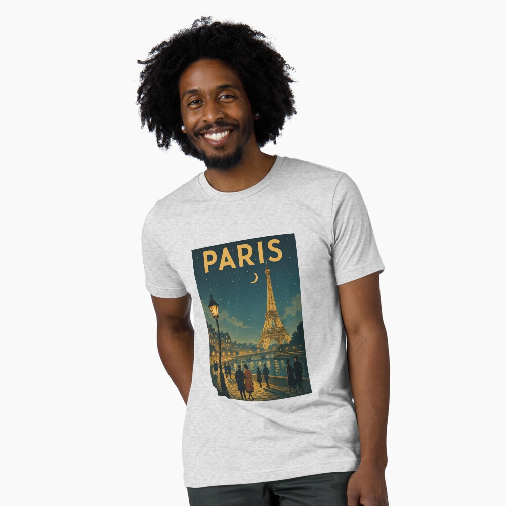 Item preview, T-shirt chiné designed and sold by MonoChromeMe.