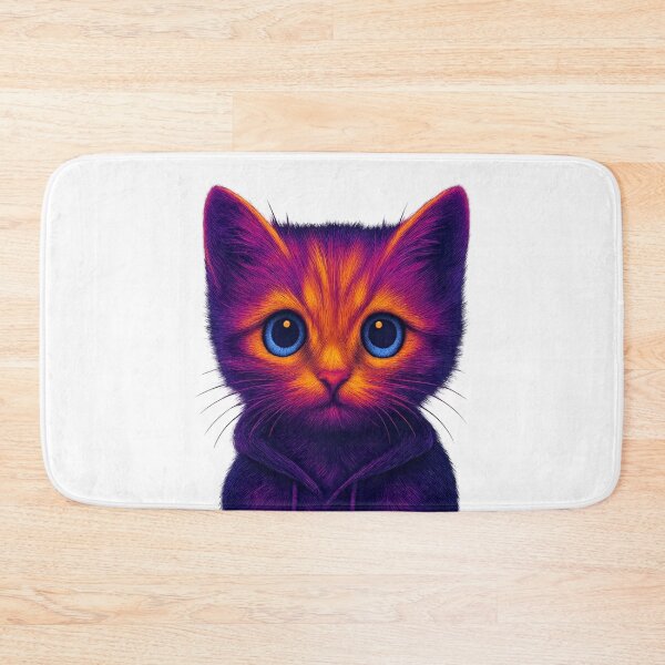 Item preview, Cyberpunk Kitten Neon Eyes & Emotional Glow designed and sold by LunaMarkos.