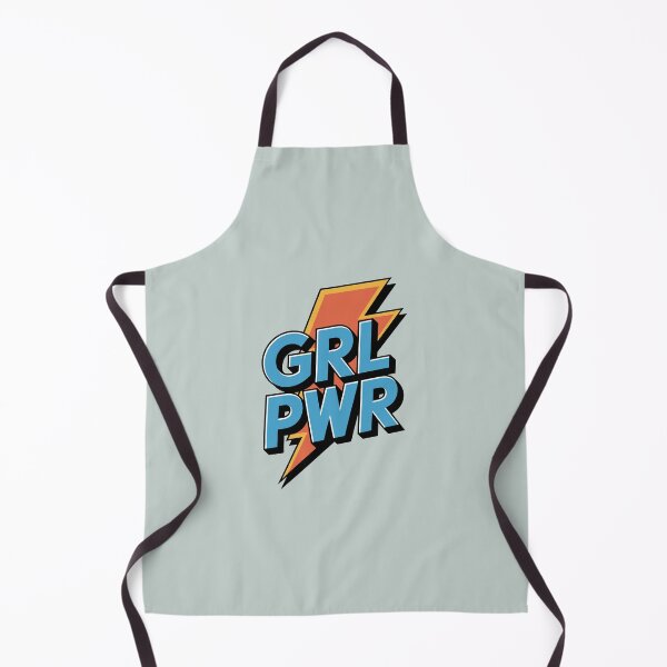 Item preview, GRL PWR  – Bold Electric Blue Girl Power Design with Lightning Bolt designed and sold by paulo silveira.