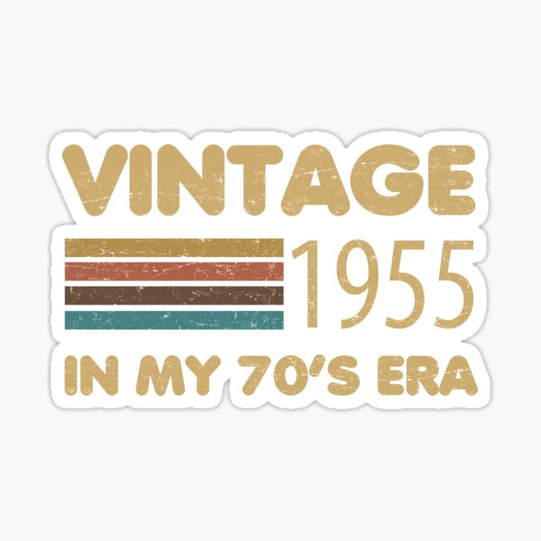 Item preview, Vintage 1955 70s Era Birthday designed and sold by thepixelgarden.