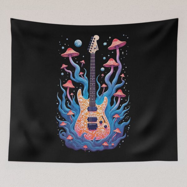 Artikelvorschau, Kopie der Psychedelic Rock E-Gitarre entworfen und verkauft von EddieBalevo.